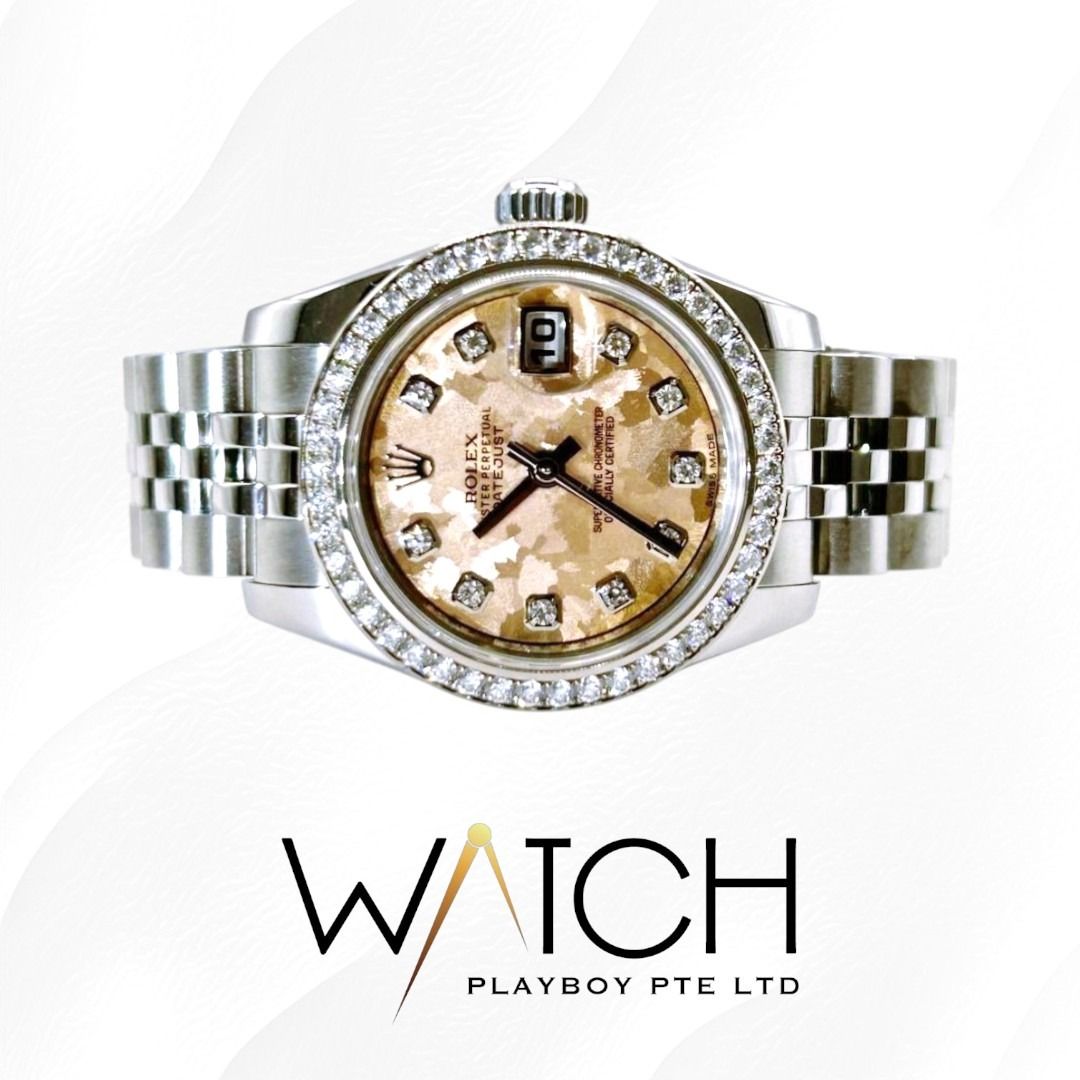 179384 Pink Gold Crystal Dial (Jubilee) PC2331